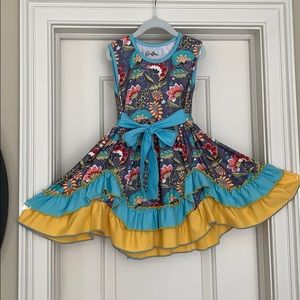 Ruffles by Tutu and Lulu girls dress size 5-6y